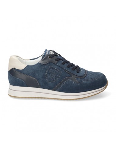 Sneaker homme Mephisto Garcia en cuir avec semelle Soft-Air et absorbeur de chocs pour marche confortable