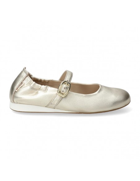 ballerine confort femme Mephisto BELLE cuir métallisé