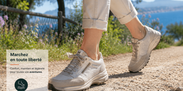 Chaussures de sport senior femme : rester active sans risque