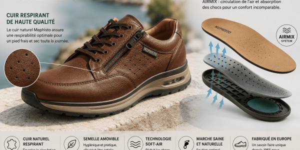 Chaussures pour pieds qui transpirent : comment rester confortable toute la journée